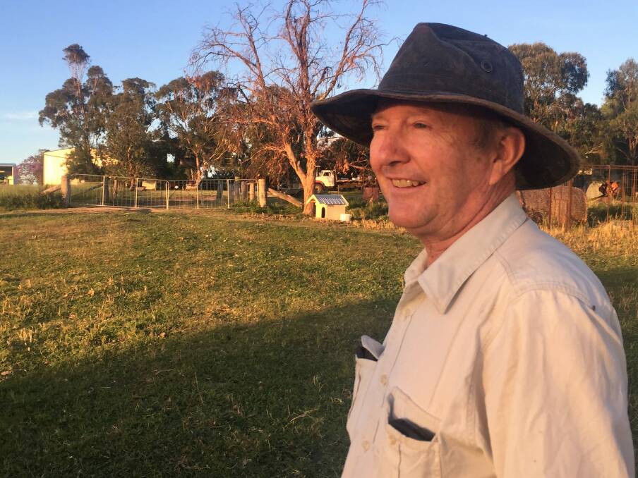 Delungra: Wool grower Graeme Tonkin sees marketing as critical to his industry's future. Photo: Heidi Gibson