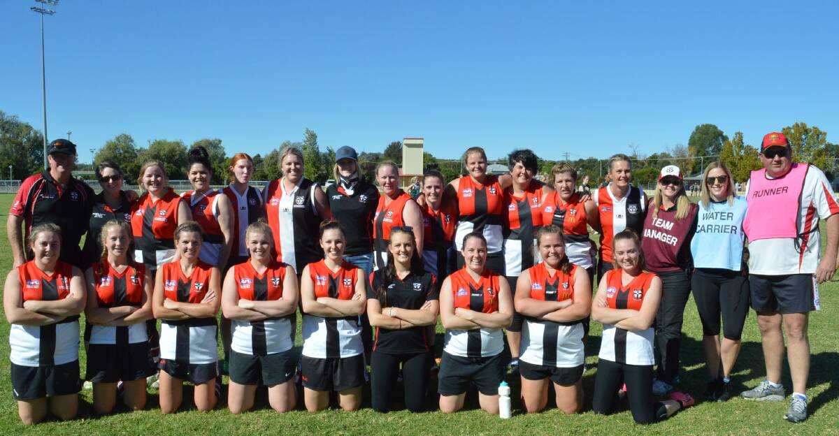 HUGE: The Inverell Saints women's team face Moree for the first time in an official match on Saturday as part of a massive two days of footy.