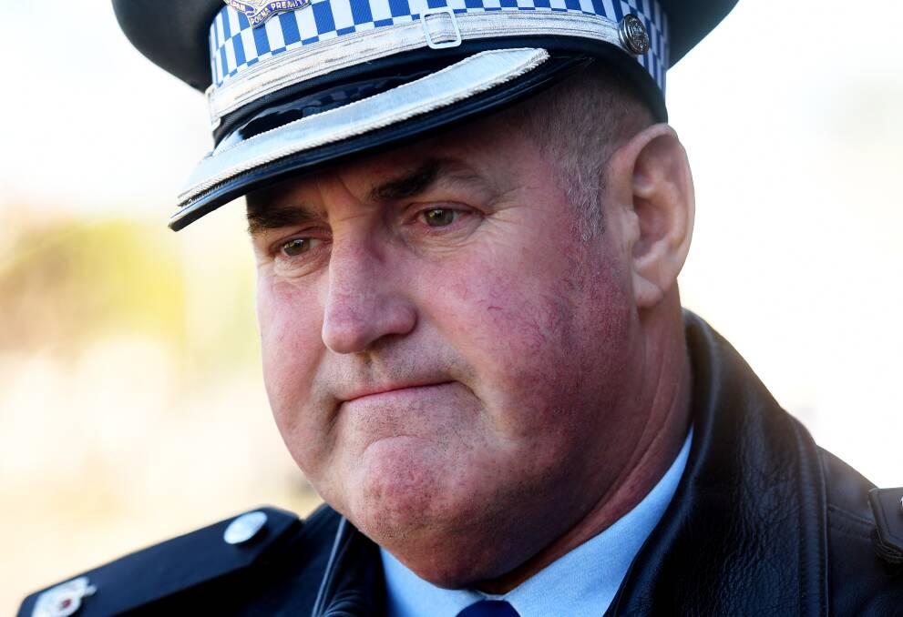 AGGRAVATED ASSAULT: Oxley Police District Chief Inspector Jeff Budd has called the break-and-enter 'atrocious'. Photo: Gareth Gardner 190619GGB04