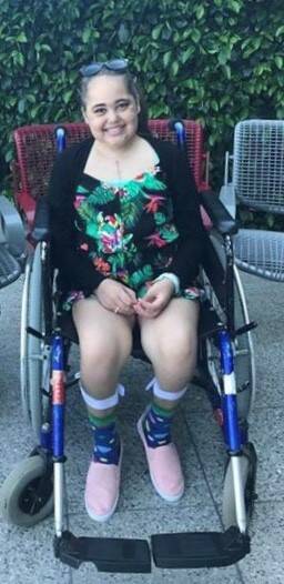 ROAD TO RECOVERY: Hannah Whitton has received a heart transplant and is recovering with family at The Royal Children's Hospital in Melbourne.