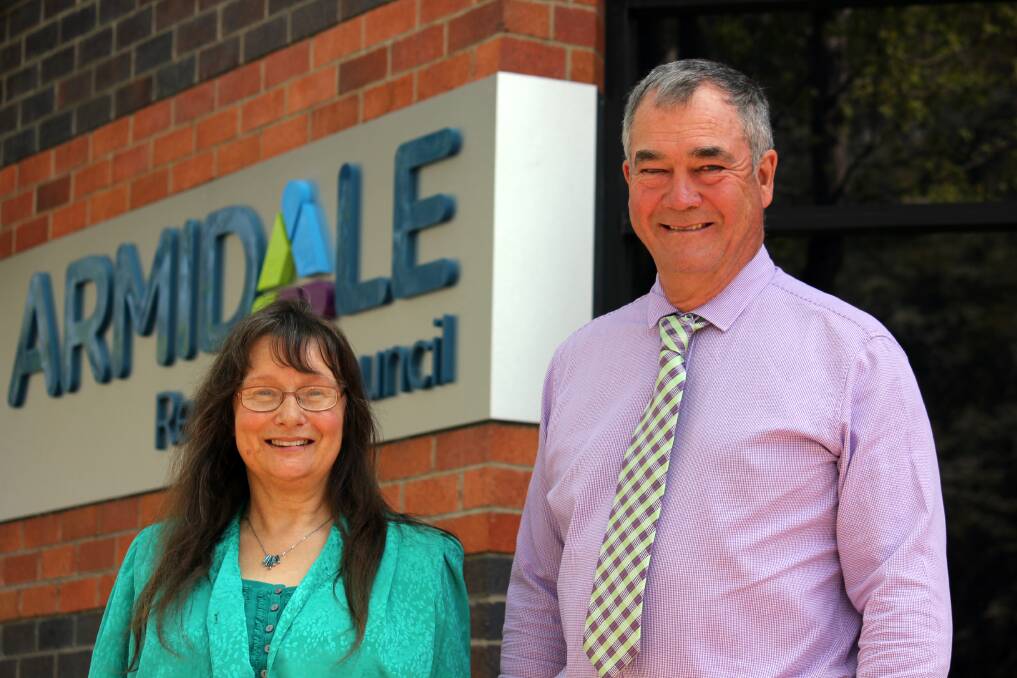 COUNCIL CONSULTS: Armidale Regional Council deputy mayor Dorothy Robinson and mayor Simon Murray have called on the community to support a pollution plan.