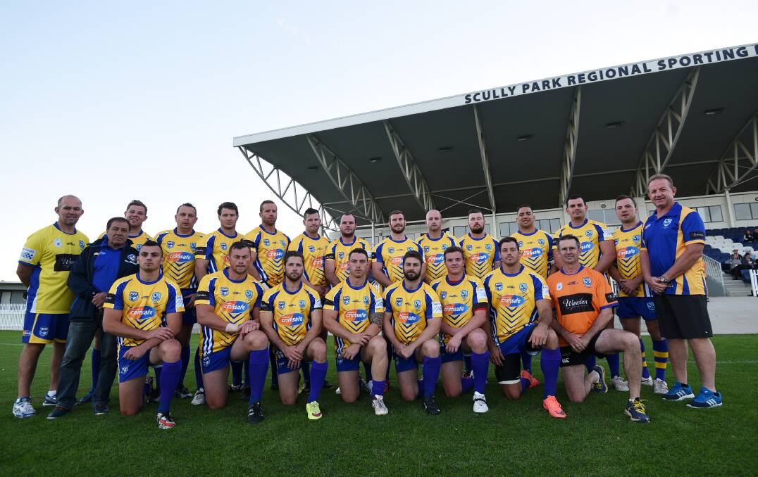 Winners are grinners: The City side which continued its impressive record of winning the annual NSW Police Rugby League clash at Scully Park. Photos: Gareth Gardner