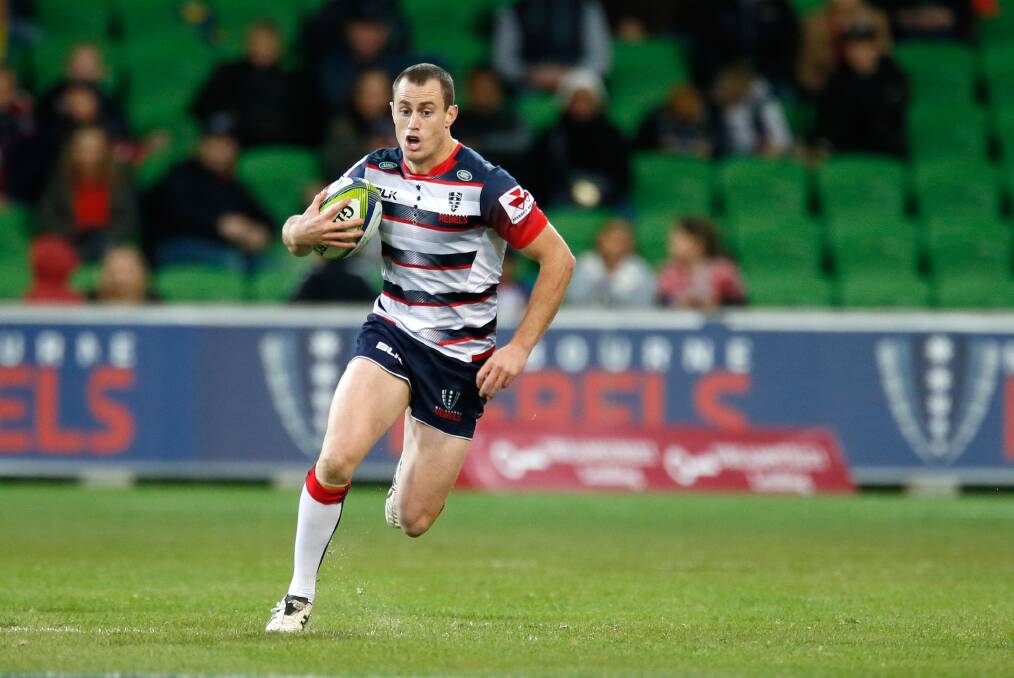 Waiting on a chance: Tamworth halfback Mick Snowden is banking opportunity knocks for him with the Melbourne Rebels this season.
