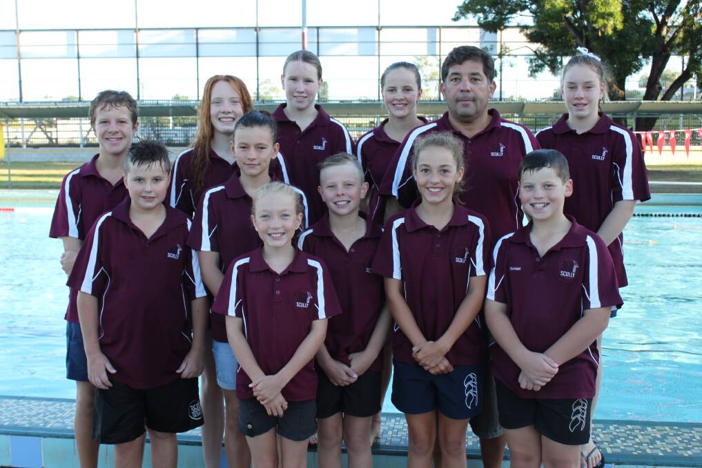 Ready to roll: 360 Scully Park Swimming Club's team which will compete at the NSW Country Championships in Sydney, starting Friday.