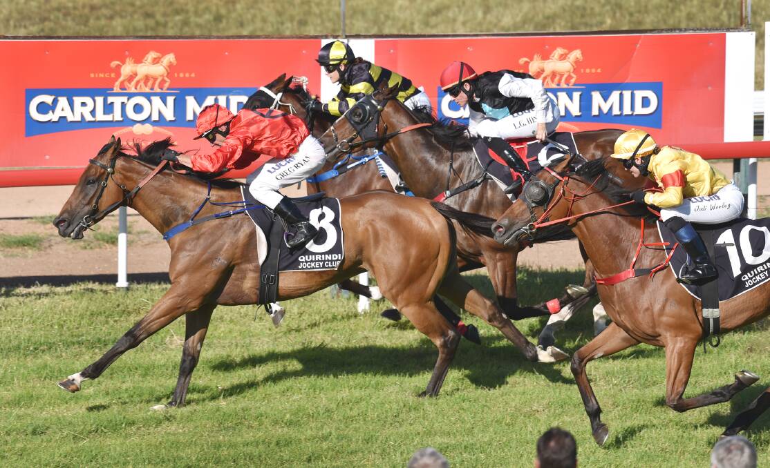Cup time draws closer: Egyptian Ruler wins last year's Quirindi Cup. The annual race has rolled around again and will be run on Friday.