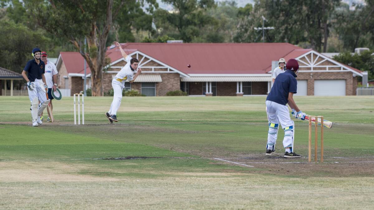 Great view from the front door: Chaffey Park's proximity to residential areas means a good chance to watch some cricket of all ages for local residents. 170217PHH034