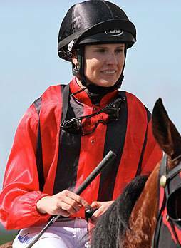 Heading to town: Rachael Murray rides Southern Orders.