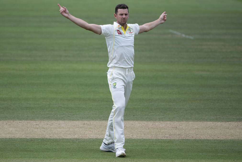 Josh Hazlewood has reminisced about his senior debut for Old Boys and that double century. Picture by Visionhaus/Getty Images.