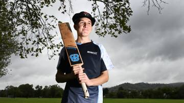 Riley Jones is a young cricketer on the rise. Picture by Gareth Gardner