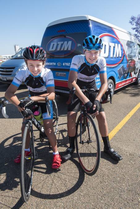 Zane Tapp and Fletcher Partlin are competing in the National Junior Track Series.