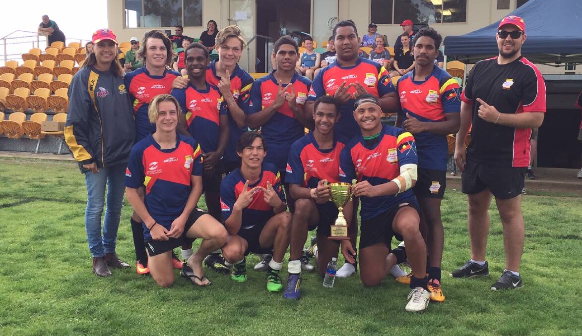 The championship-winning Queensland Navy boys side.