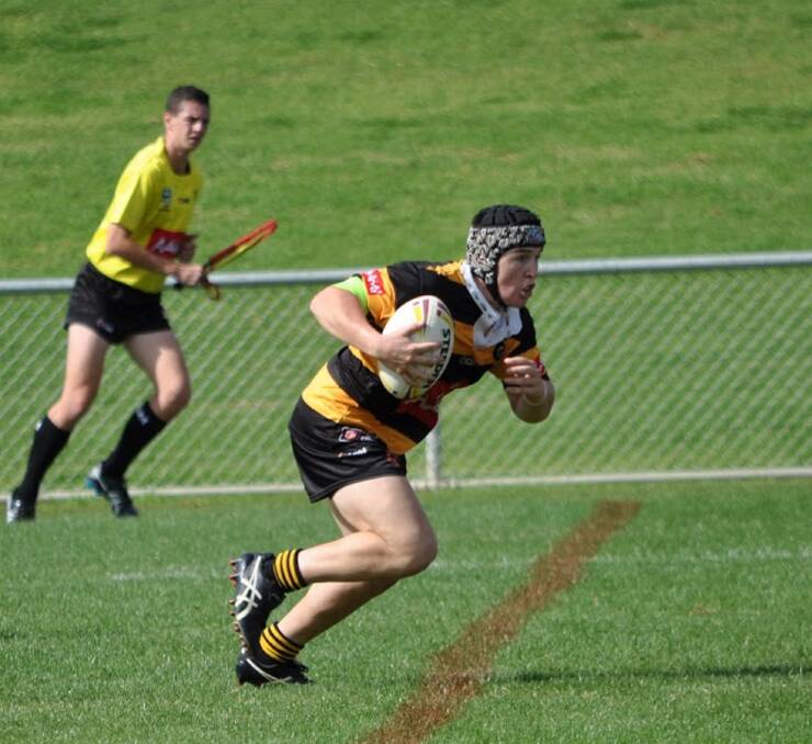 Call-up: After impressing off the bench last week Max Altus has been named at centre for the Northern Tigers 18s against Central Coast on Saturday. Photo: Daily Liberal