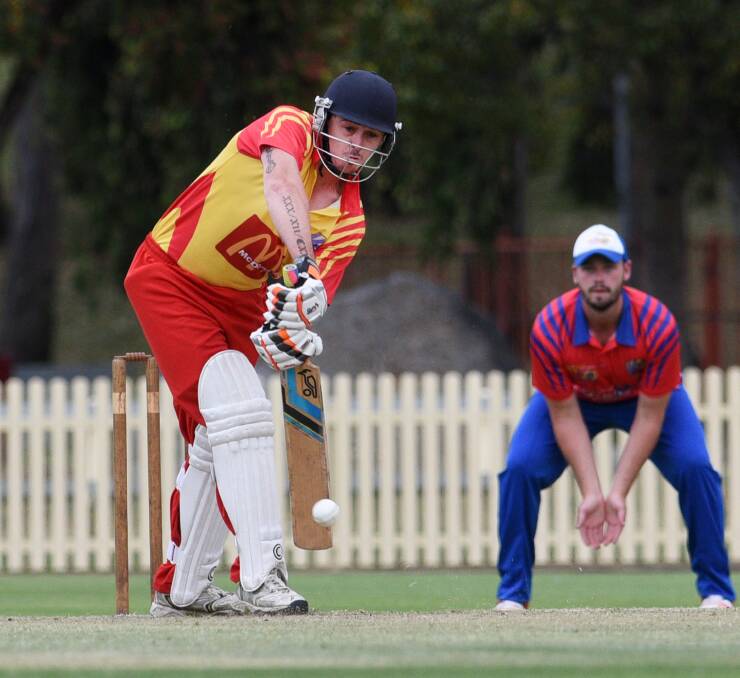 Come in spinner: West Tamworth's Dan Collinson will form a spinning triumvirate with Jye Paterson and Dave Brannan for the Tamworth Blues in Sunday's Connolly Cup final against Gwydir.