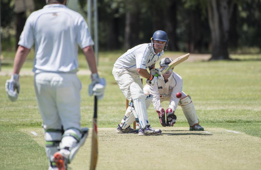 Run-scoring machine: Abel Carney has been one of Old Boys' most consistent performers with the bat this season. Photo: Peter Hardin 070117PHC041