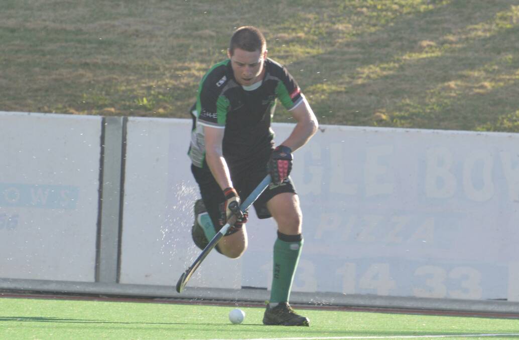 On the attack: Antony Doolan finds himself in a bit of space as Kiwis make an attacking raid against Tudor Wests on Sunday. He scored a double.