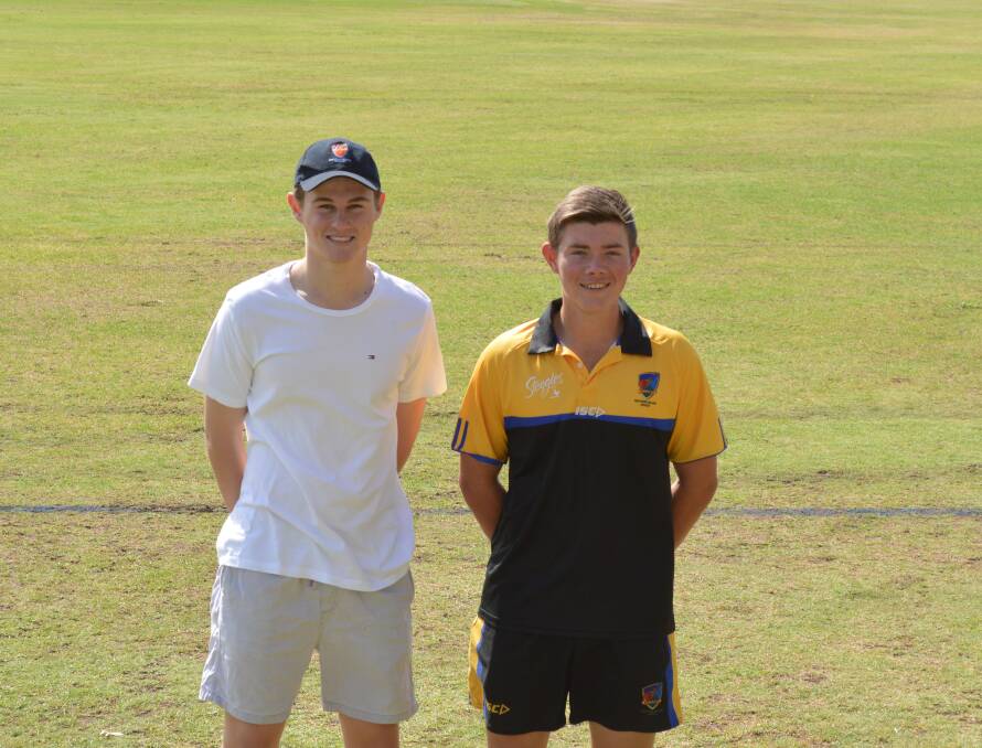 Great opportunity: Tamworth's Toby Whale and Brock Morley are relishing the chance to play in a home Country Colts carnival.