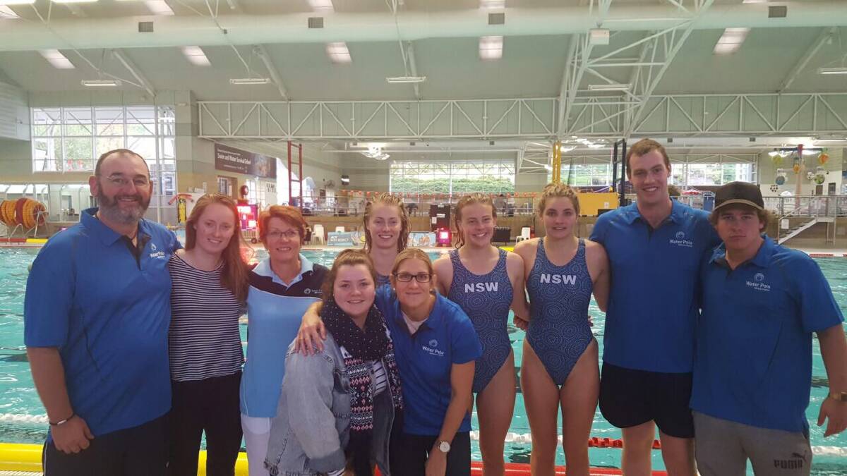 Talent pool: Some of the Tamworth contingent involved in the recent Australian Country Water Polo Championships played in Hobart.
