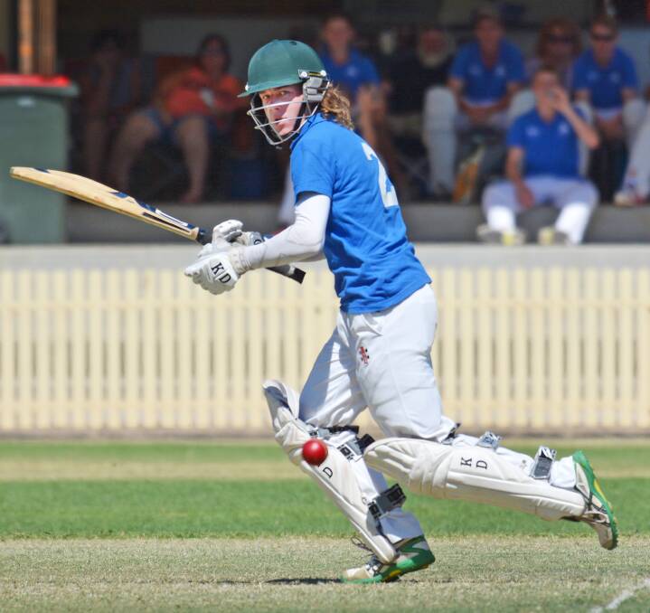 Top form: Narrabri's Coby Cornish will warm-up for the U17s Nationals where he'll play for the ACT/NSW Country team at this weekend's Country Colts Championships. Photo: Barry Smith 210216BSB20