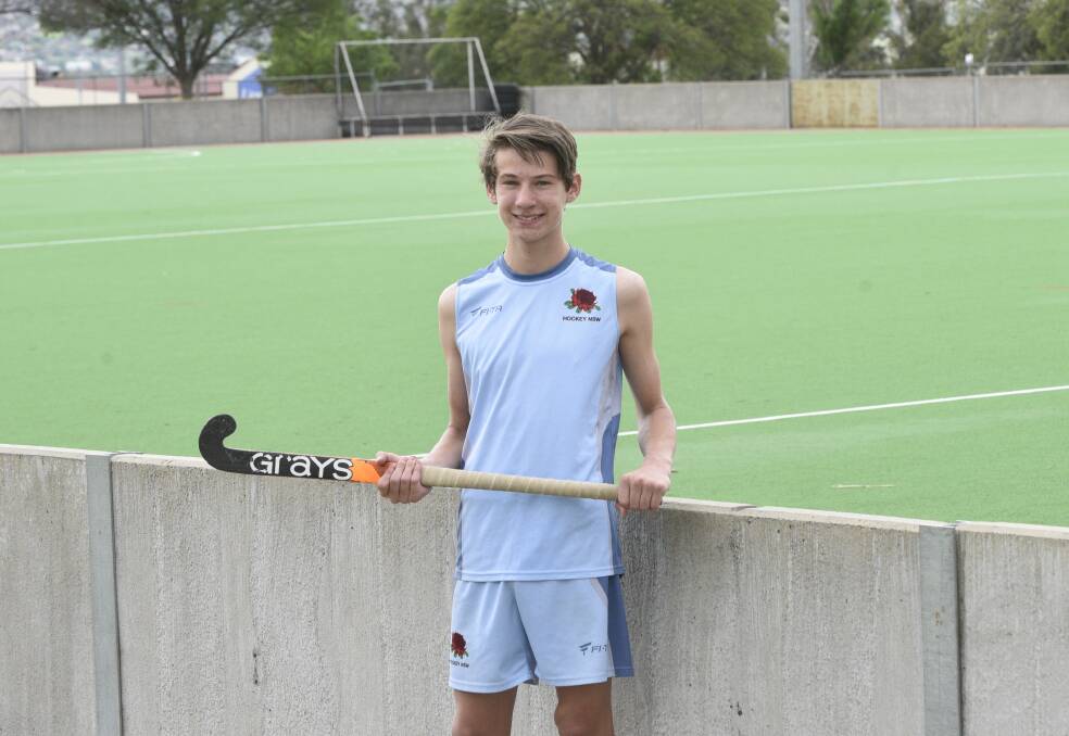 Talented: Tamworth's Nick O'Connor will don the blue of NSW again in the new year after being named in the under 15s side to play at the indoor nationals. Photo: Samantha Newsam