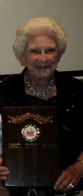 Long-time soccer supporter Lois Small passed away on Sunday.