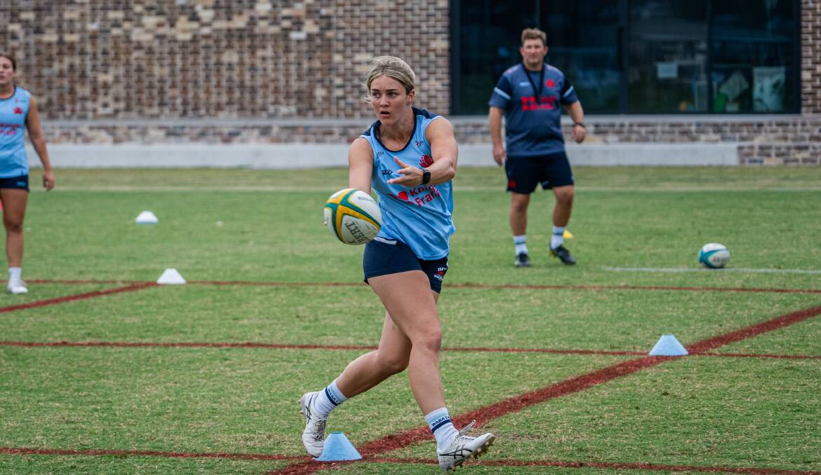 Rosie Ferguson was on Thursday named in the final 32 for the Waratahs' 2024 Super W campaign. Picture Waratahs Media