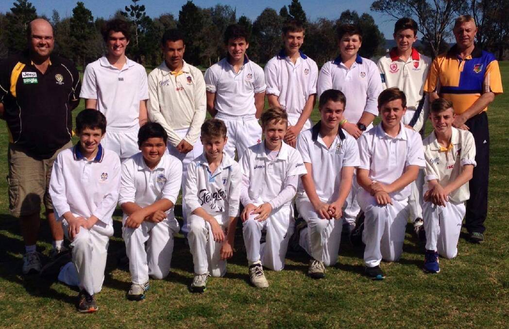 Strong showing: The Central North U14s boys won their trial match against the Newcastle Academy at Scone on Sunday. 