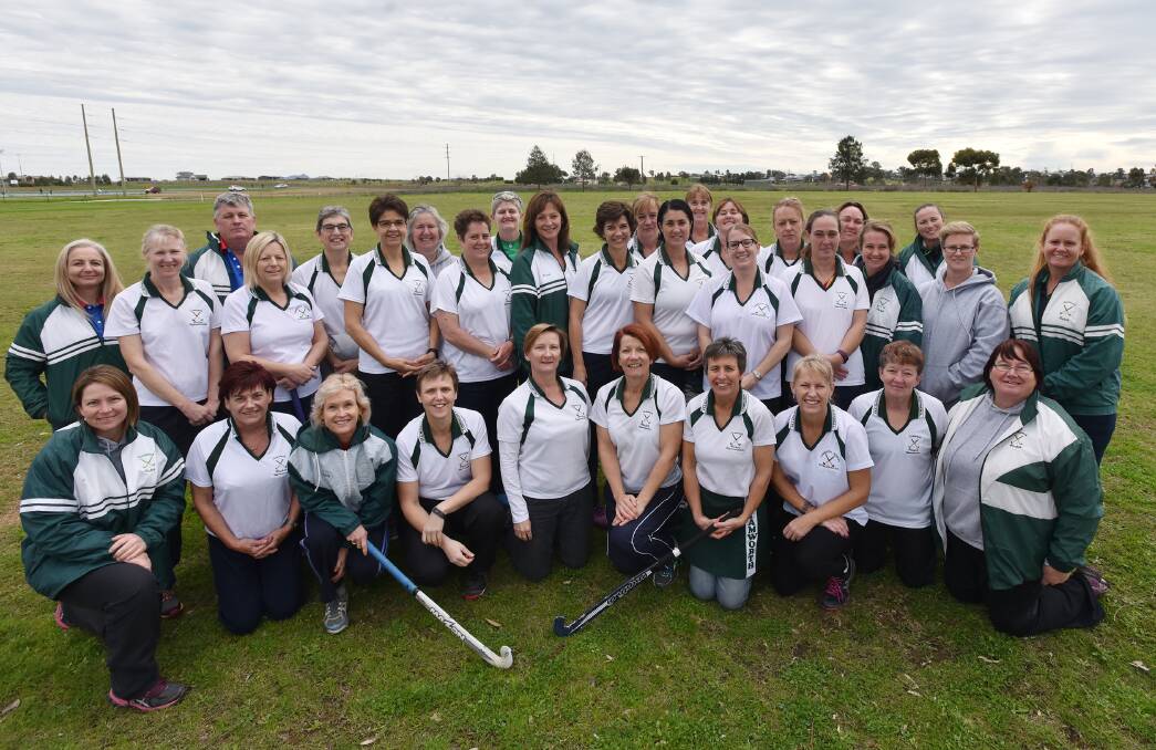 Stick it to them: Tamworth has three teams competing at this weekend's State Women's Masters Championships. Photo: Geoff O'Neill 240716GOI01