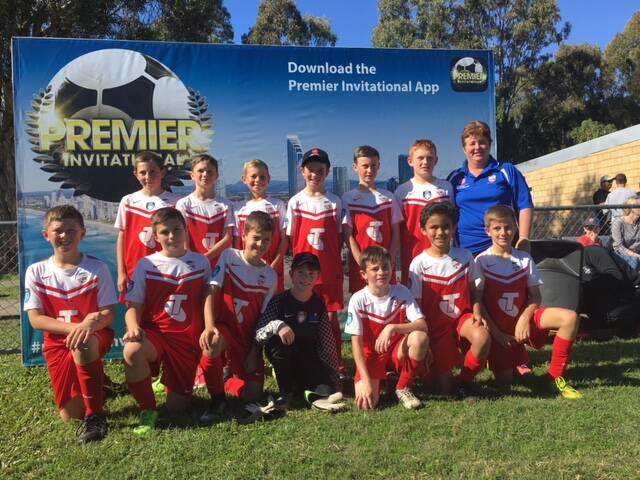 Strong performance: The Northern Inland U11s side finished runners-up in the premier plate division at the Gold Coast on the weekend.
