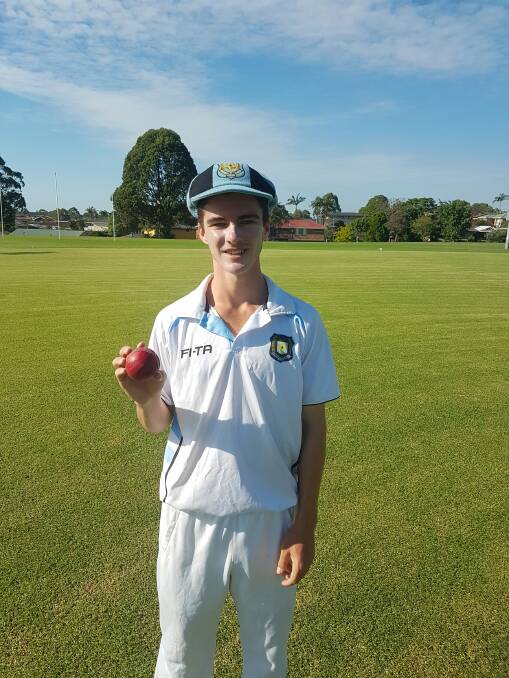 Five-star performance: Moree paceman Paddy Mongtomery's five-wicket haul against South Coast helped earn him selection in the NSW CHS side.