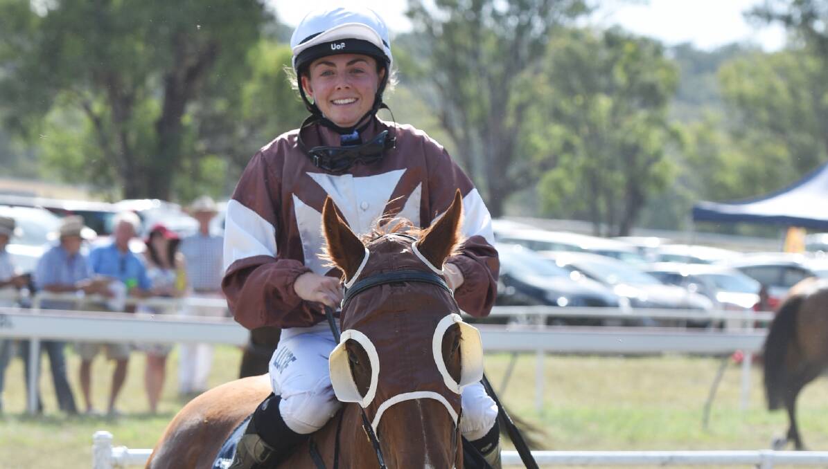 Star on the rise: Mikayla Weir will have the chance to move to the top of the Rising Star leaderboard at Tamworth on Monday.