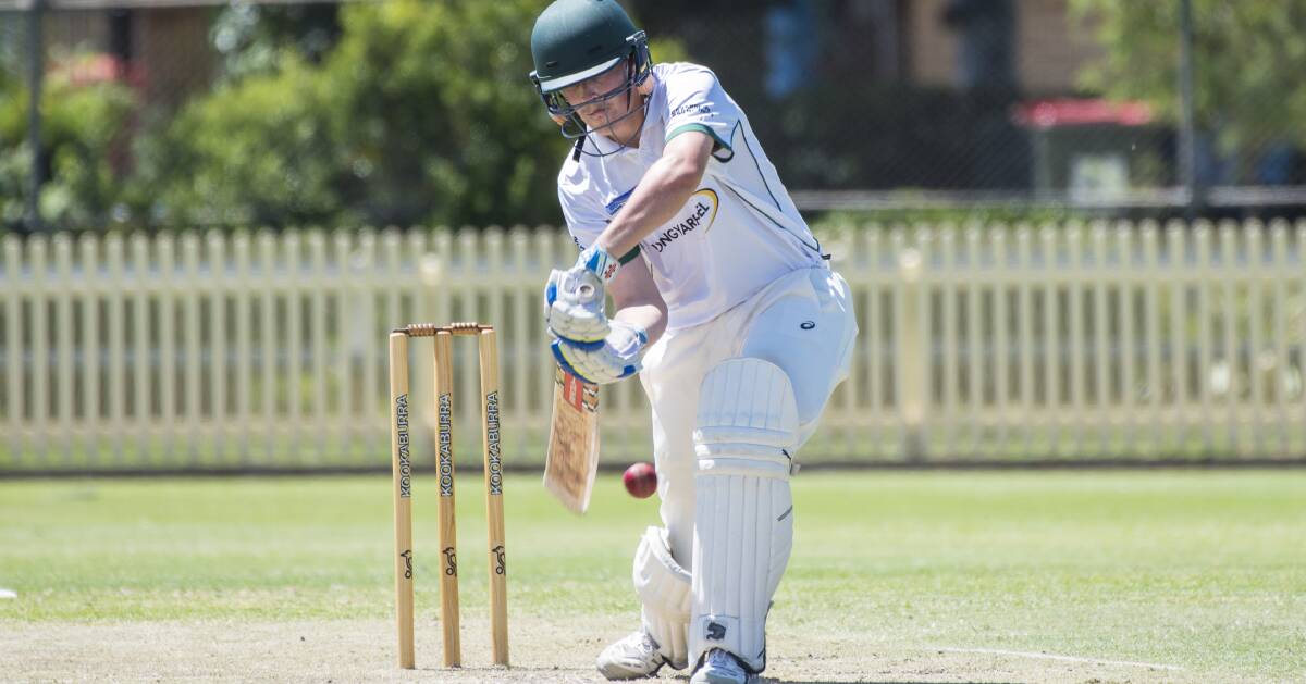 Solid start: Jye Paterson's top-scoring 53 at the top of the order gave Bective East a strong platform to launch its big run chase. Photo: Peter Hardin 261116PHC043