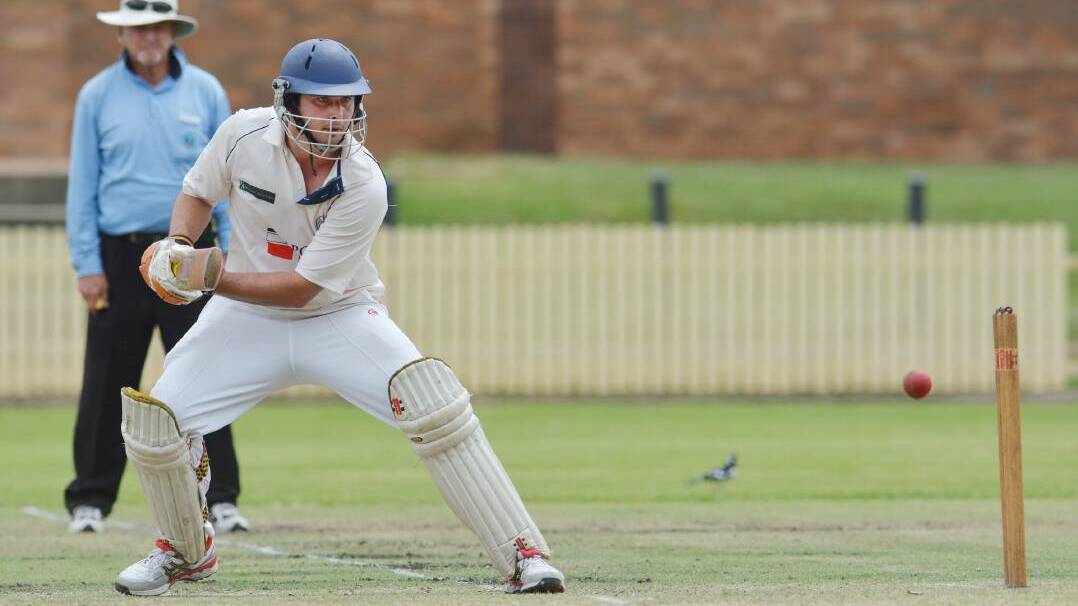 Three in a row: South Tamworth's Chris Massey's run of hot form continued on Saturday as he scored his third successive half century. 