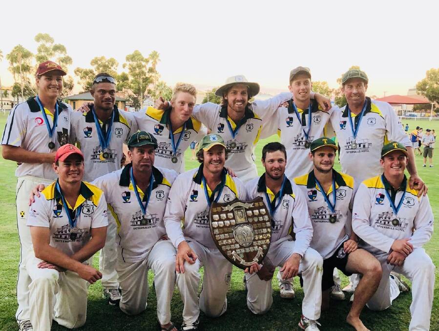 Champions: Tatts' bowlers stood up as they claimed the Narrabri first grade premiership.
