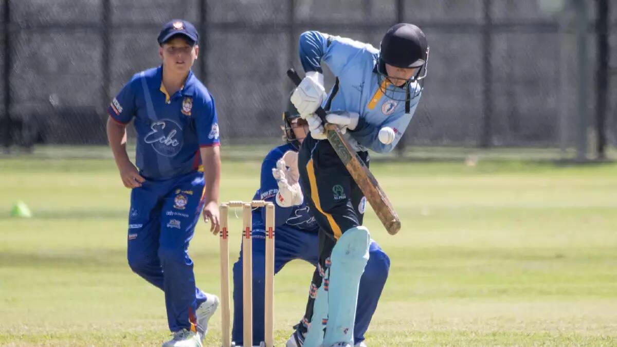 Will Davis topped the runs for his Tamworth under 13s side and was the overall second leading runscorer. Picture by Peter Hardin