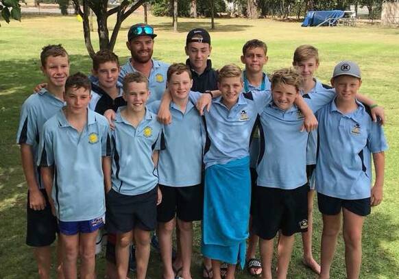 Top performance: Tamworth's under 14 boys had a great National Club Championships in Canberra, finishing 16th overall. Photo: Tamworth Water Polo Association Facebook.