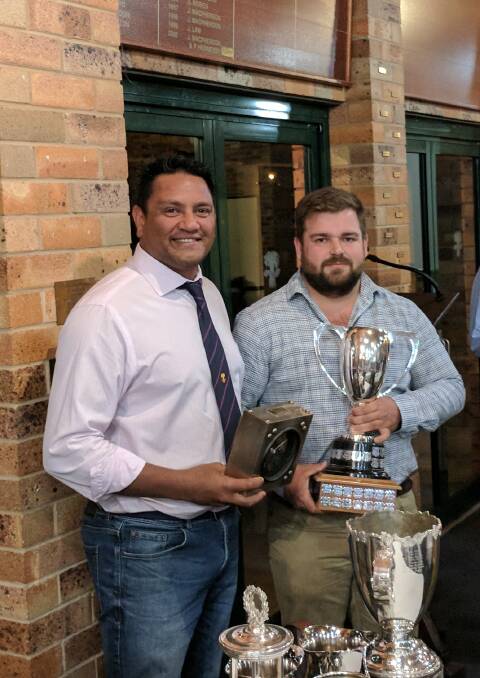 Jon Glover was acknowledged as the best sportsman in the club.