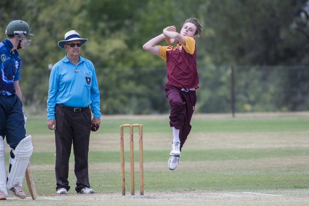 Here playing for City United, Joey Mead bowled well for Farrer in Monday's Davidson Shield semi-final.