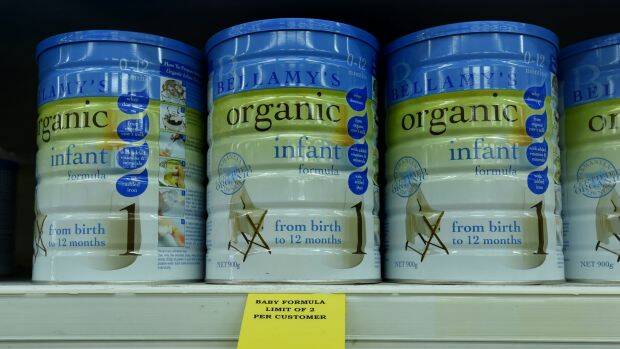 Just one brand of formula in short supply around the nation. Photo: Sydney Morning Herald