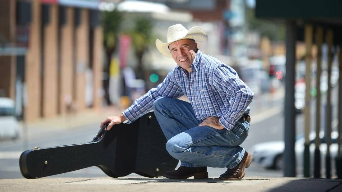 FESTIVAL AHEAD: Former Gunnedah musician Dan Murphy is looking forward to a whole lot of country at the Tamworth Country Music Festival. The singer-songwriter is pictured here at last year's festival. Photo: Barry Smith