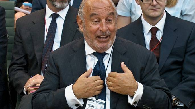 Sir Philip Green gave evidence to parliament's business select committee, whose report said he made a “fortune beyond the dreams of avarice” through BHS’s dealings. Photo: REUTERS