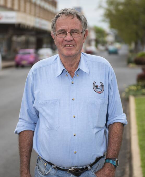 STRONG POSITION: Manilla man Jim Maxwell wants to be the voice on council for the small community, but he thinks "wards are dead". Photo: Peter Hardin 130916PHB004