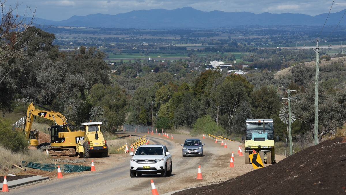 DOWN THE ROAD: Council has pledged more than $24 million to fix local roads. Photo: Gareth Gardner