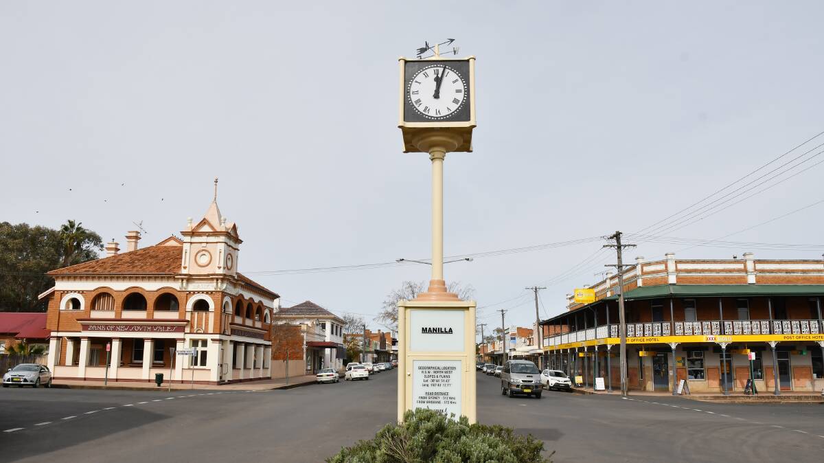 TIME HONOURED: The conservation of Manilla's town clock was recognised in 2016. Photo: Barry Smith