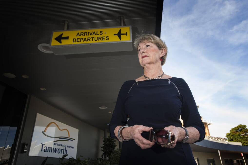 CAUSE FOR CONCERN: Councillor Juanita Wilson is leading calls for more reliable flight service. Photo: Peter Hardin