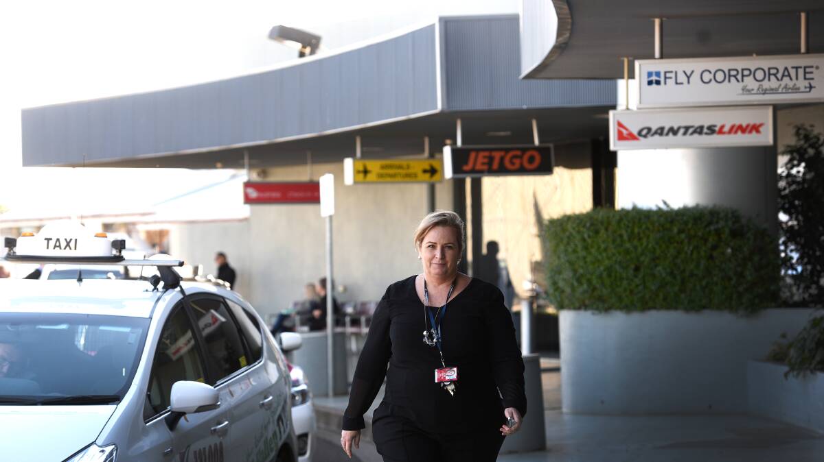 ON THE CHARGE: Tamworth airport manager Julie Stewart hopes to lock in more destinations including Melbourne. Photo: Gareth Gardner 180717GGE01