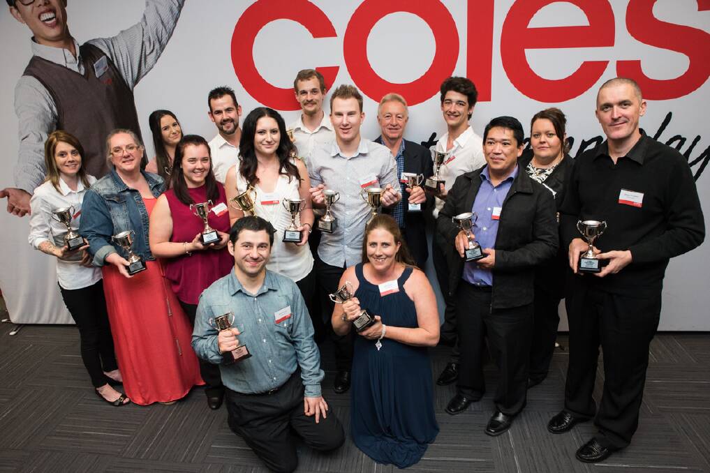BREAD WINNERS: Finalists and winners from Coles national baking competition, including South Tamworth's Benjamin Halliday. Photo: Supplied