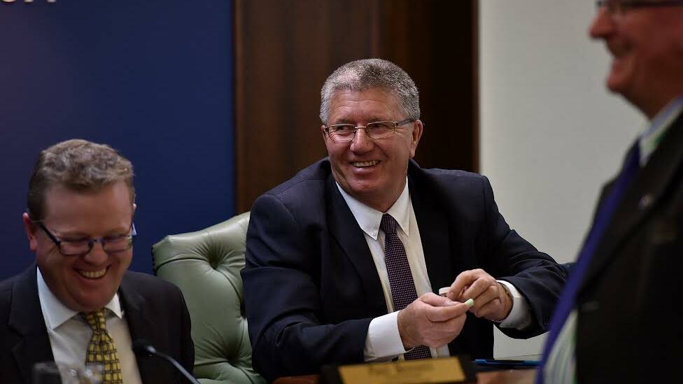 KA-CHING: Mayor Col Murray reckons there's exciting times ahead for Tamworth. Photo: Gareth Gardner