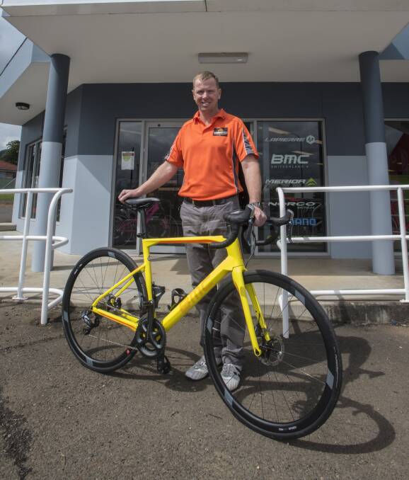 SPOKEN FOR: Tamworth's newest bike-peddler Jamie Stanton put the call out for more lady-cyclists to get into the sport late last week: Photo: Peter Hardin 160916PHD003