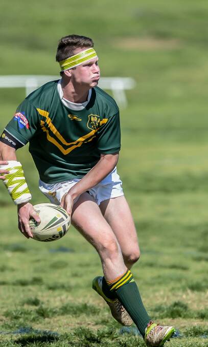 NATIONAL HONOURS: Farrer student Connor Size is set to represent Australia in the u18s Rugby 7s. Photo: Peter Hardin 170816PHD42