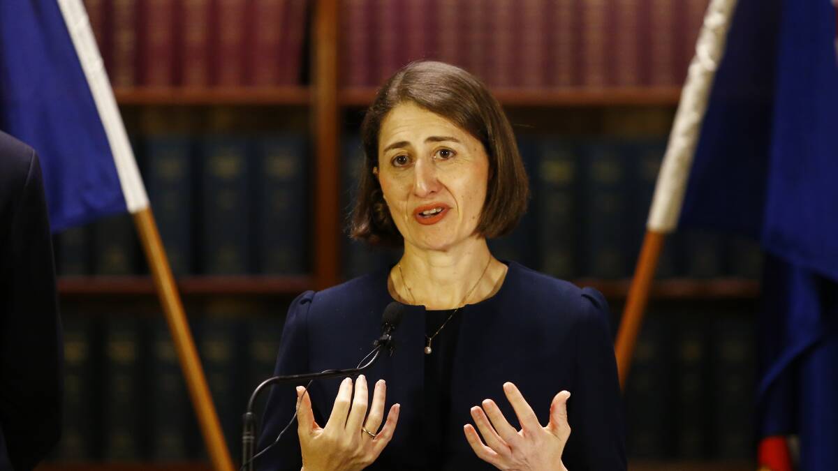 NEW OUTLOOK: NSW premier Gladys Berejiklian made a commitment to infrastructure during her tenure at the top. Photo: Daniel Munoz
